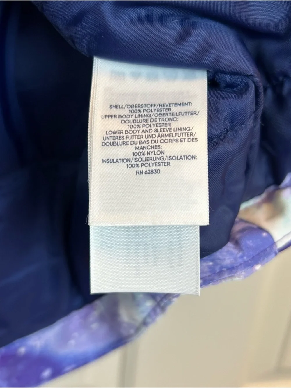 Lands End Galaxy Zip Up Coat